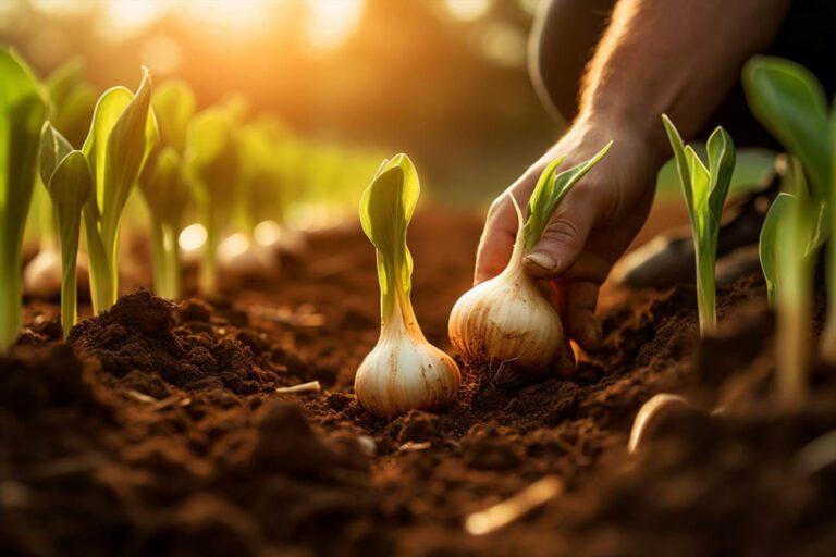 Cum se plantează usturoiul